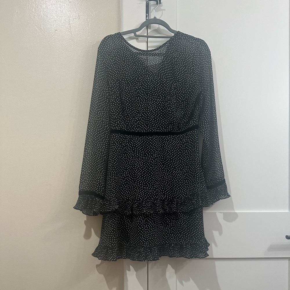 Lulus poka dot mini dress